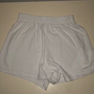 White soffe shorts